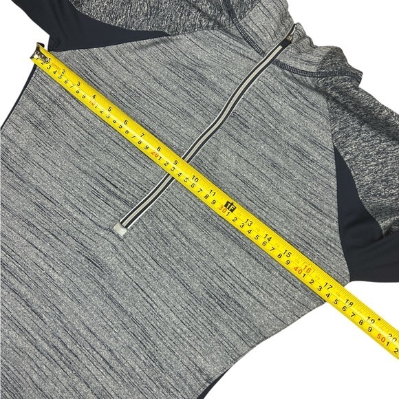 Athleta Half Zip Tracker Running Shirt Women’s Small Long Sleeve Blue Zip Pocket - Picture 10 of 12
